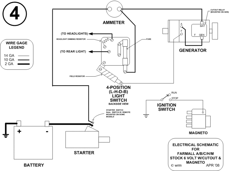 Wiring Questions - Farmall Cub farmall f 12 magneto diagram 